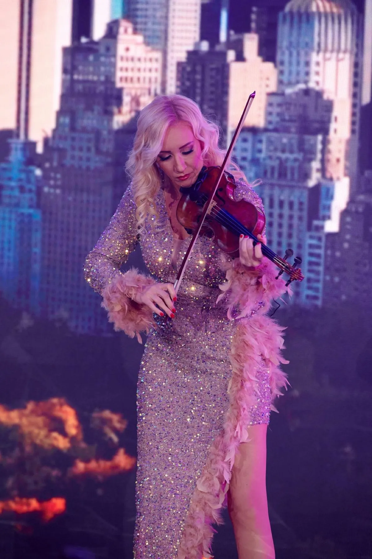 Patrycja Piekutowska podczas koncertu