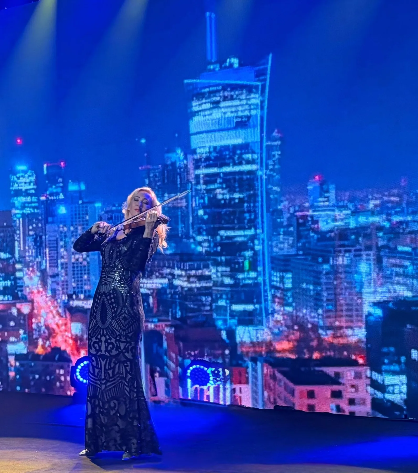 Patrycja Piekutowska podczas koncertu