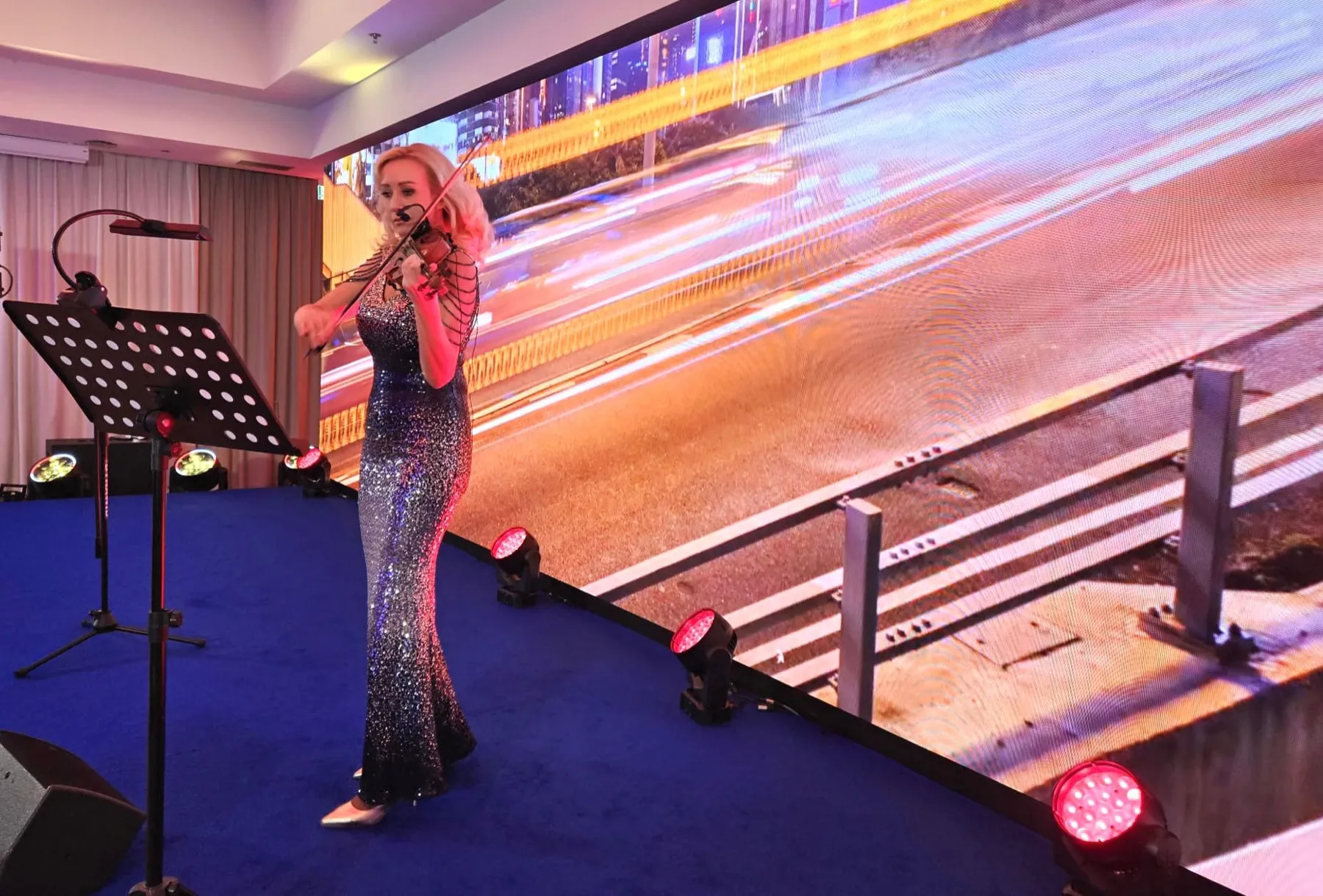 Patrycja Piekutowska podczas koncertu